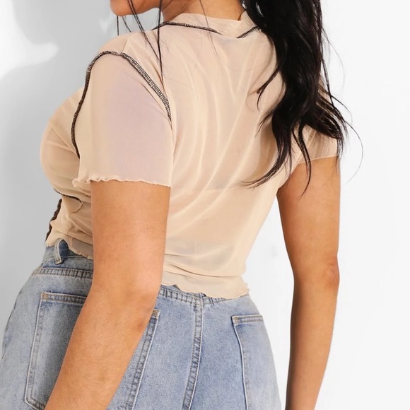 Mesh Crop Top - Picture 3 of 6